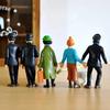 6 Stück Anime Cartoon Tim und Struppi Dupont PVC Actionfigur Klassischer Comic Tim Struppi Modell Spielzeug Geburtstagsgeschenk 4-8cm