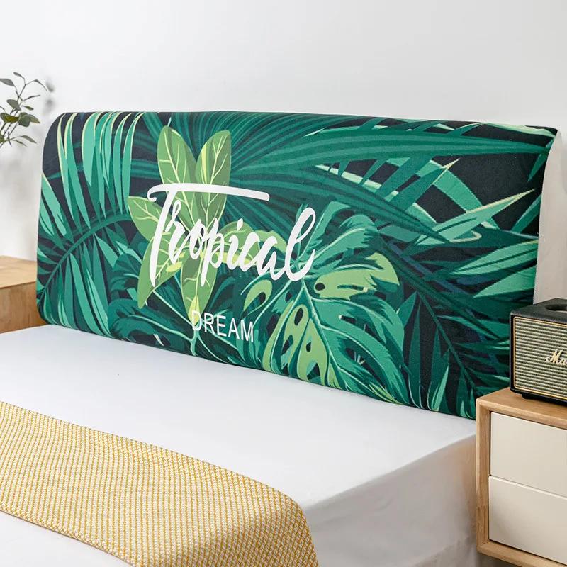 Nordic Cartoon Cat's Paw Bed Head Soft Dust Cover Full Enclosed Elastic Dust-proof Bed Head Cover/ Protective Cover