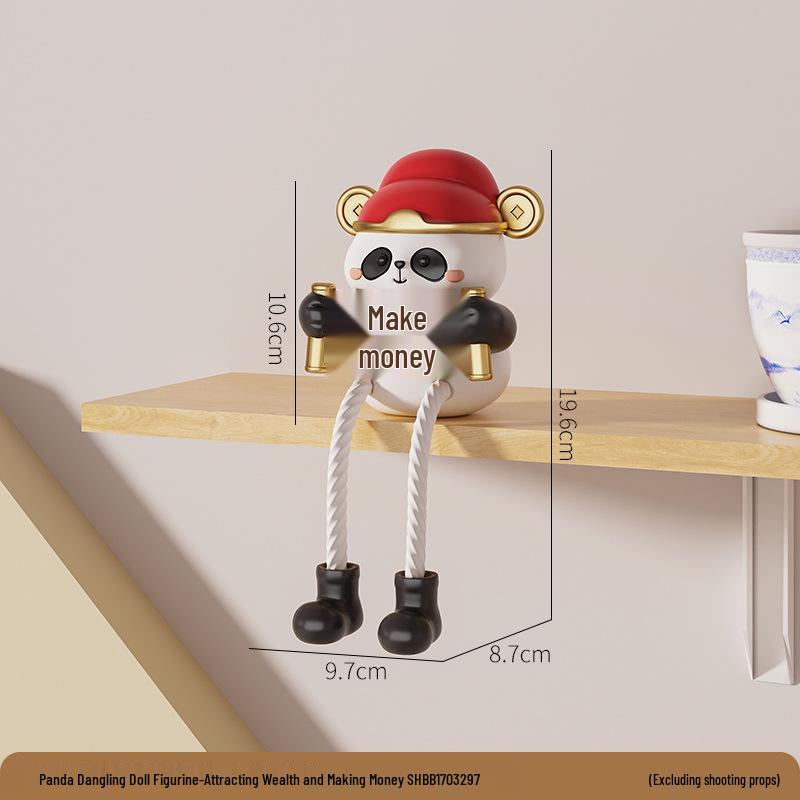 Dangle Leg Doll Ornament for Home or Children's Room Decor