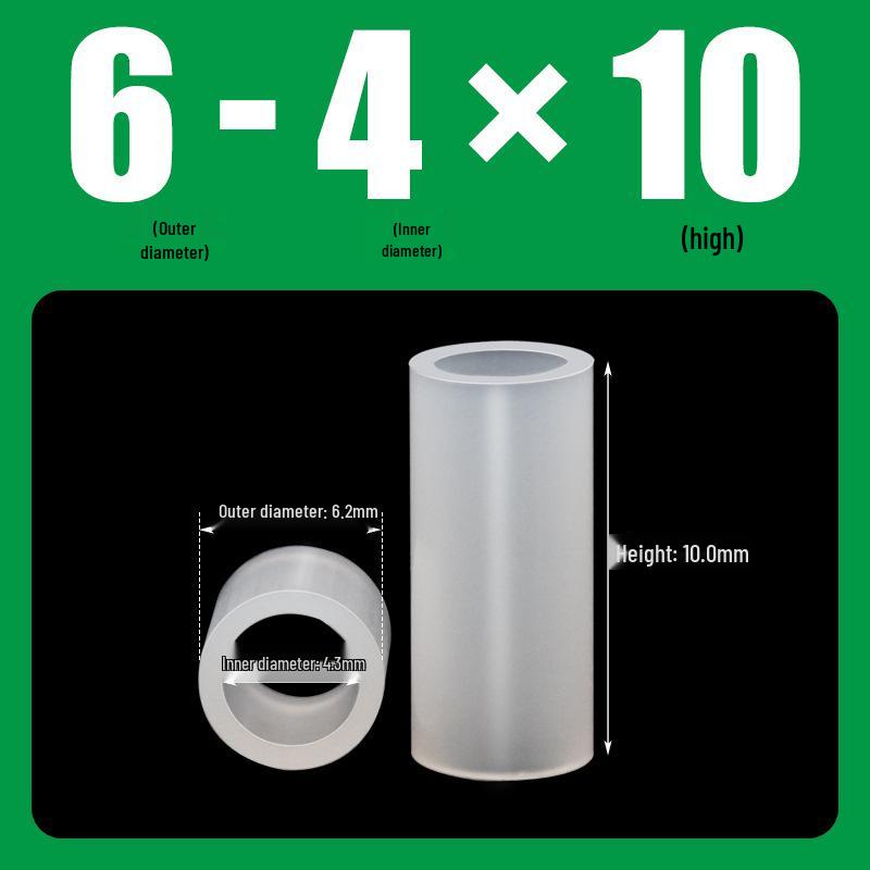 Nylon Insulating Spacer M4M5 Round Riser for LED Lamps and PCB Support