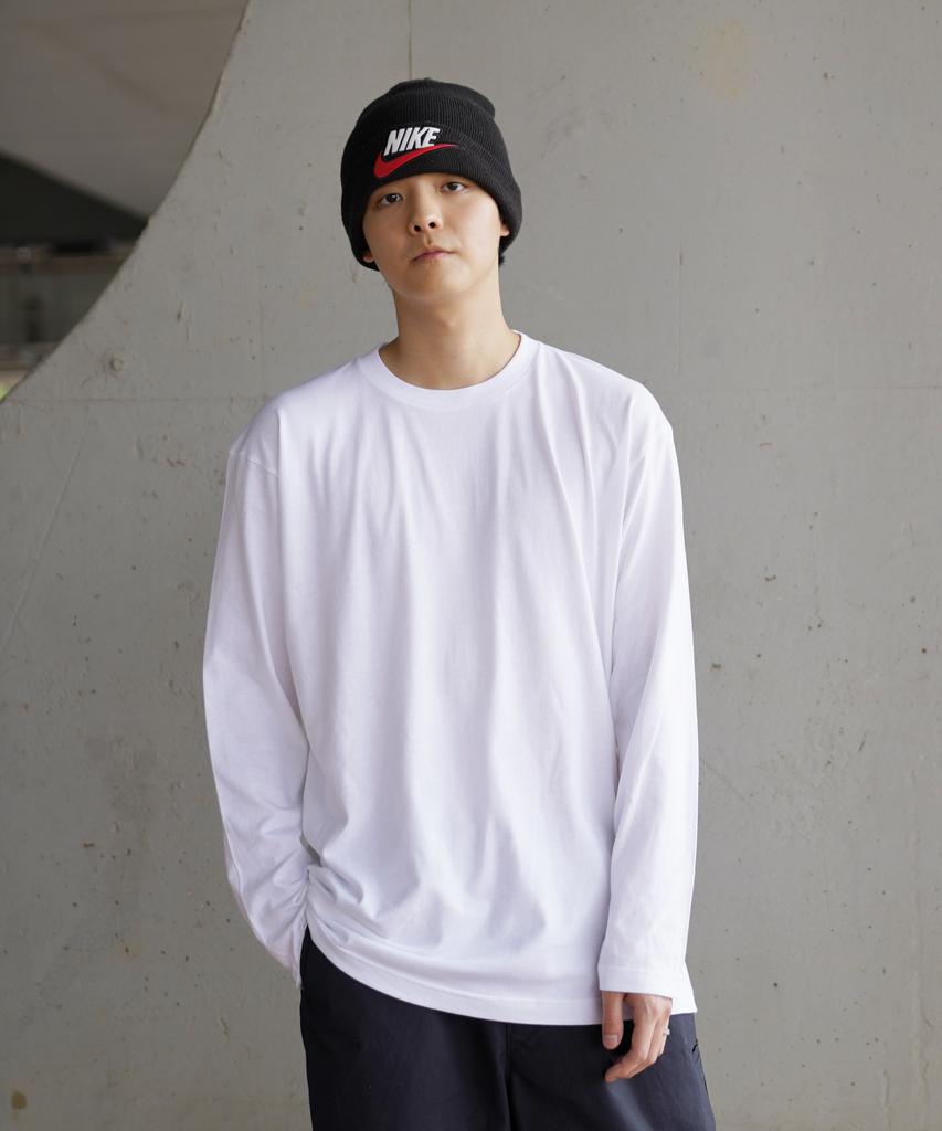 CREAM SODA LAB Solid Basic Long Sleeve White