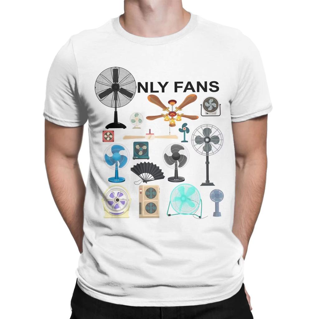 Men's Artistic Fun Letter Fan Printed Round Neck T-shirt 100% Pure Cotton Casual Outdoor Holiday Street Short Sleeve Large