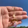 Bohemia Gold Color Sun Crescent Moon Irregular Purple Crystal Dangle Earrings Necklace for Women Charm Jewelry Accessory Gifts