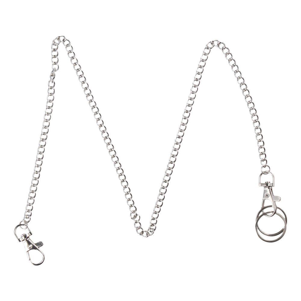Pants Chain Metal Long Pocket Chains 45cm 25cm Wallet Chain Silver 60cm Purse Handbag Strap For Wallet