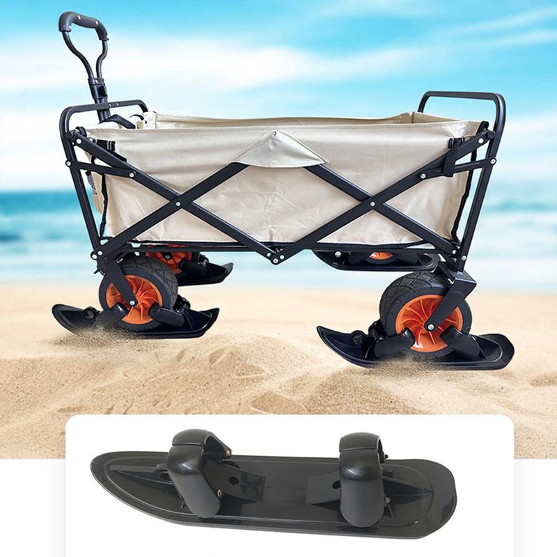 Snow Scooter Ski Sled 2 In 1 Snow Scooter Strollers Wheel Ski Sled Glider Skiing Attachment For Parents Sports Camping Jogging