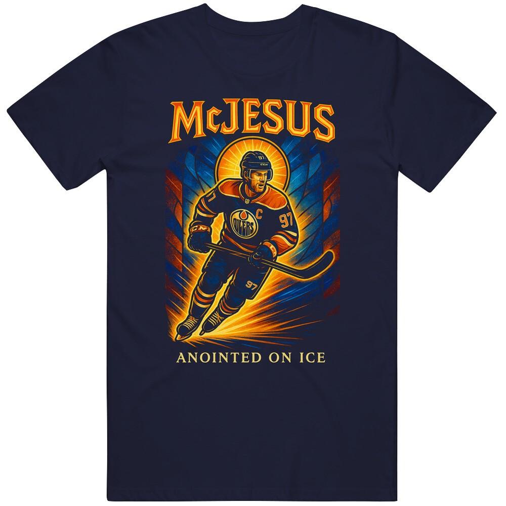 

McJesus Connor McDavid Cool Gift Idea T Shirt Unisex T-Shirt XXXXL