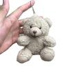 Adorable Curly Teddy Bear Plush Pendant Toy