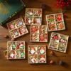 Wooden Painted Christmas Pendants Box - Ornaments & Small Gifts
