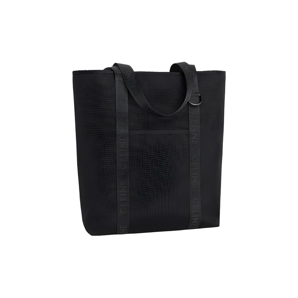 Celine Cabas Large Capacity Detachable Small Bag Vertical Hiking Nylon Tote Bag Men Tote Bags Black 110082EOU-38NN
