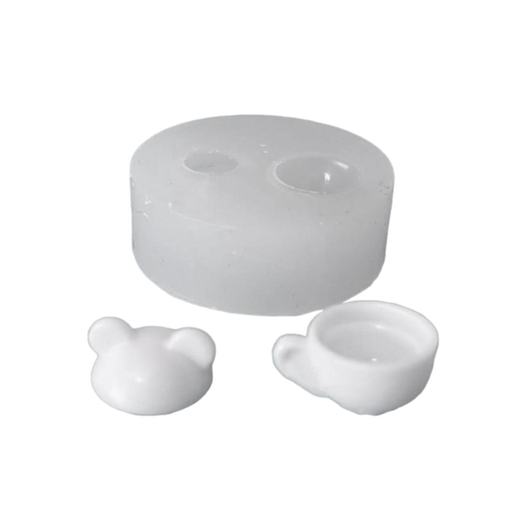 Miniature Candy Toy Moulds DIY Craft Molds Small Dinnerware Shape Moulds Realistic Candy Food Molds for DIY Hand-Making