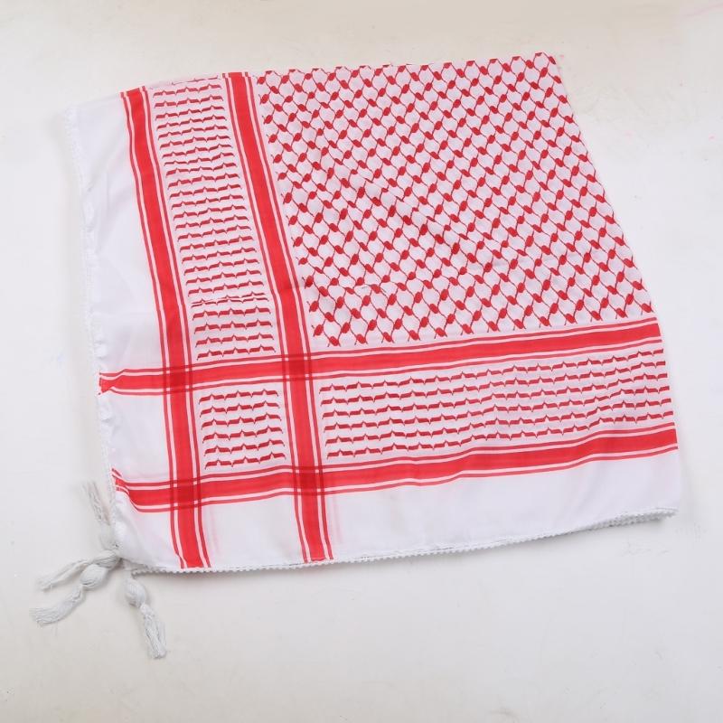 Keffiyeh Scarf Shemagh Desert Keffiyeh for Head Neck Scarf Military Shemagh Desert Scarf Arab Wrap Arab Turban Muslim H