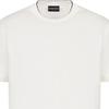 Emporio Armani FW23 Solid Logo Straight Cut Crew Neck Short Sleeve T-Shirt Men tops White 6R1T871J-UVZ1-01L5