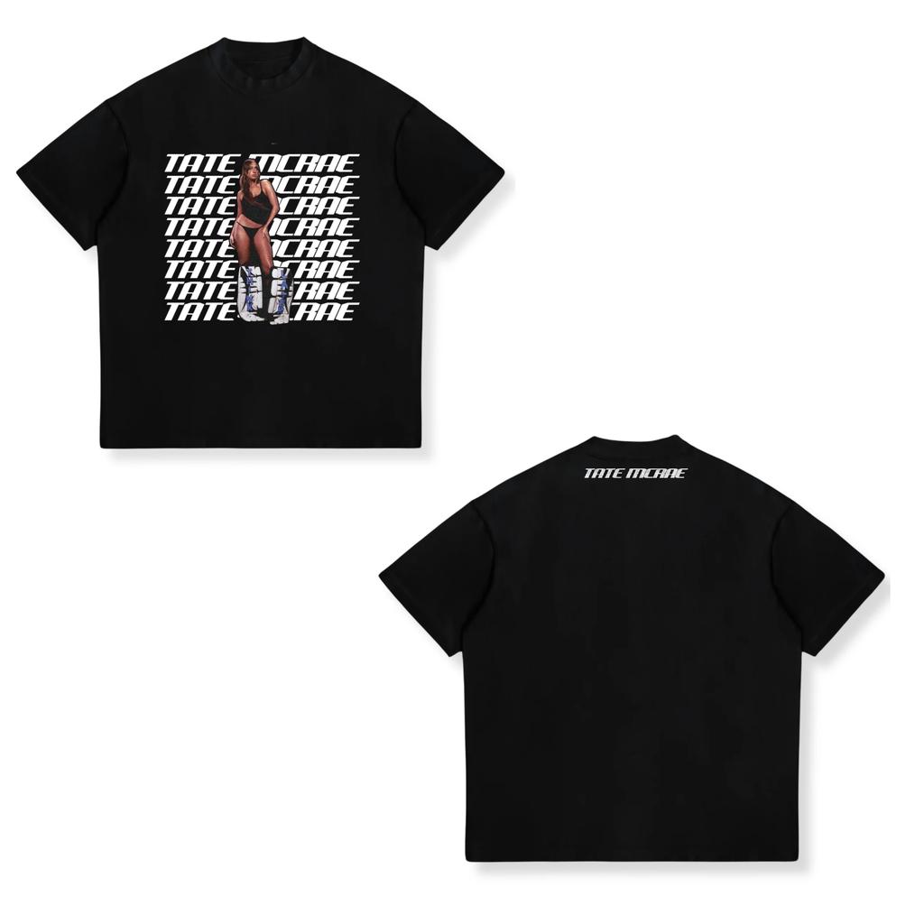 Tate McRae Think Later Tshirts Pop Singer 2025 Tour Merch Crewneck Short Sleeve Tee Unisexs Women Streetwear Fashion Clothes Tops