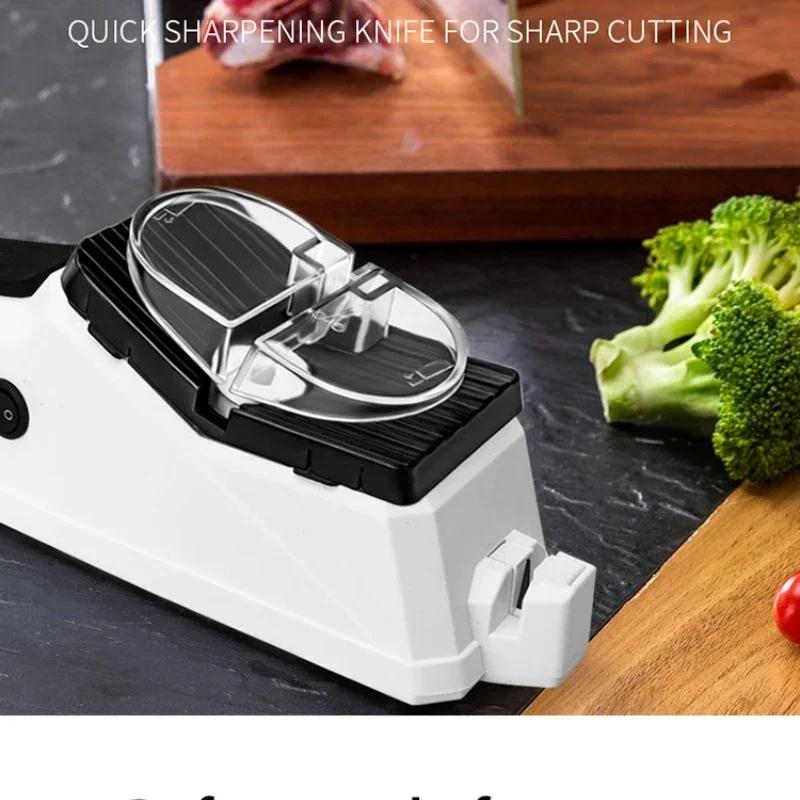 Profesionální elektrická bruska na nože USB Nastavitelná pro kuchyňské nože Nástroj Broušení nožů Nůžky
