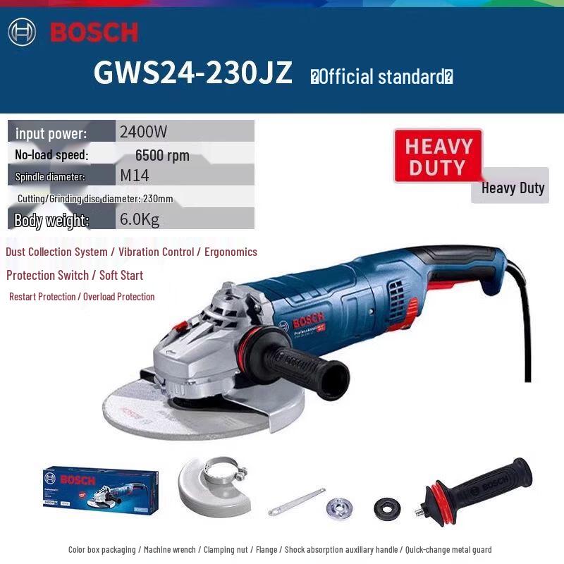 Bosch Professional Angle Grinder CN plug (adapter included)