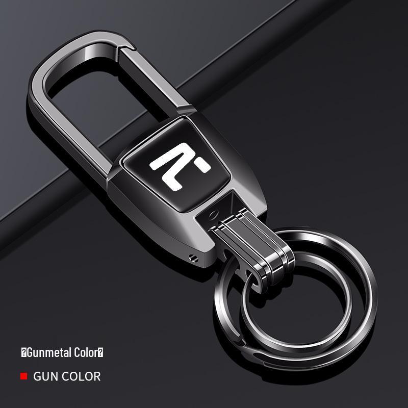 Zinc Alloy Car Keychain for Feifan F7/ER6/R7/MARVEL R - High-End Feel