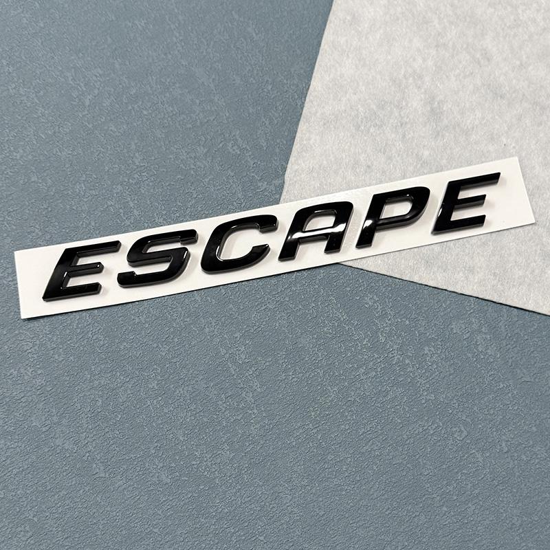 AAYT1 1pcs 3D ABS high quality ESCAPE car Emblem Fender side Rear tail trunk badge sticker Decal styling auto Accessories