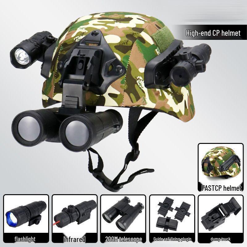 Kids' Tactical Helmet - Special Forces Action Version, Lightweight Military Fan Design with Mickey for Child's Combat Play