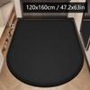 Solid Color Flannel Entrance Mat Large Size Shoe Bench Foot Pad Entry Foot Wipe Water Absorbent Cushion Study Carpet