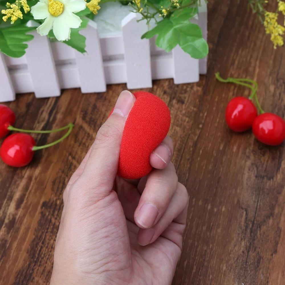 Close-Up Magic Circular Large Sponges Red Finger Sponge Ball Magic Sponge Ball Magic Tricks