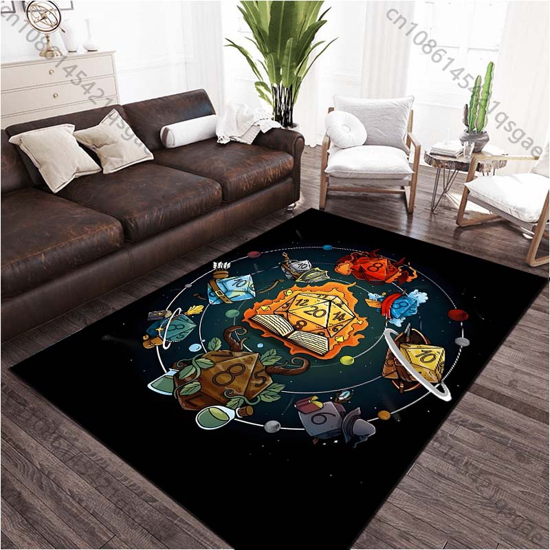 17 Stile Klassisches Spielwürfelmuster Teppich Teppiche Wohnzimmer Schlafzimmer Nachttisch Fußmatte Bereichsteppich Kinderzimmer Spielteppich Heimdekoration