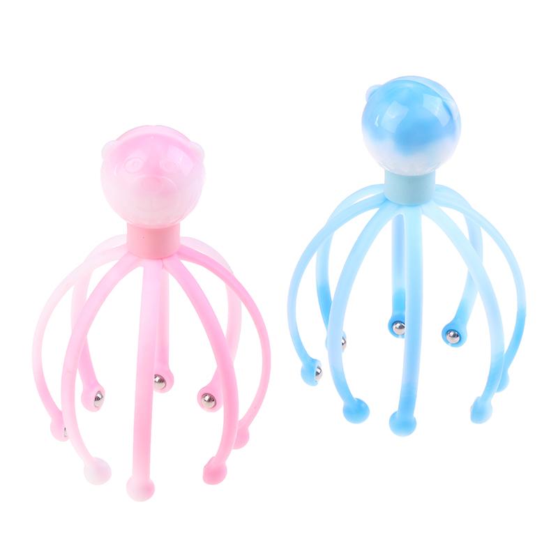 Head Massager Scratcher Neck Massage Scalp Relax Calm Stress Relief Octopus Tool