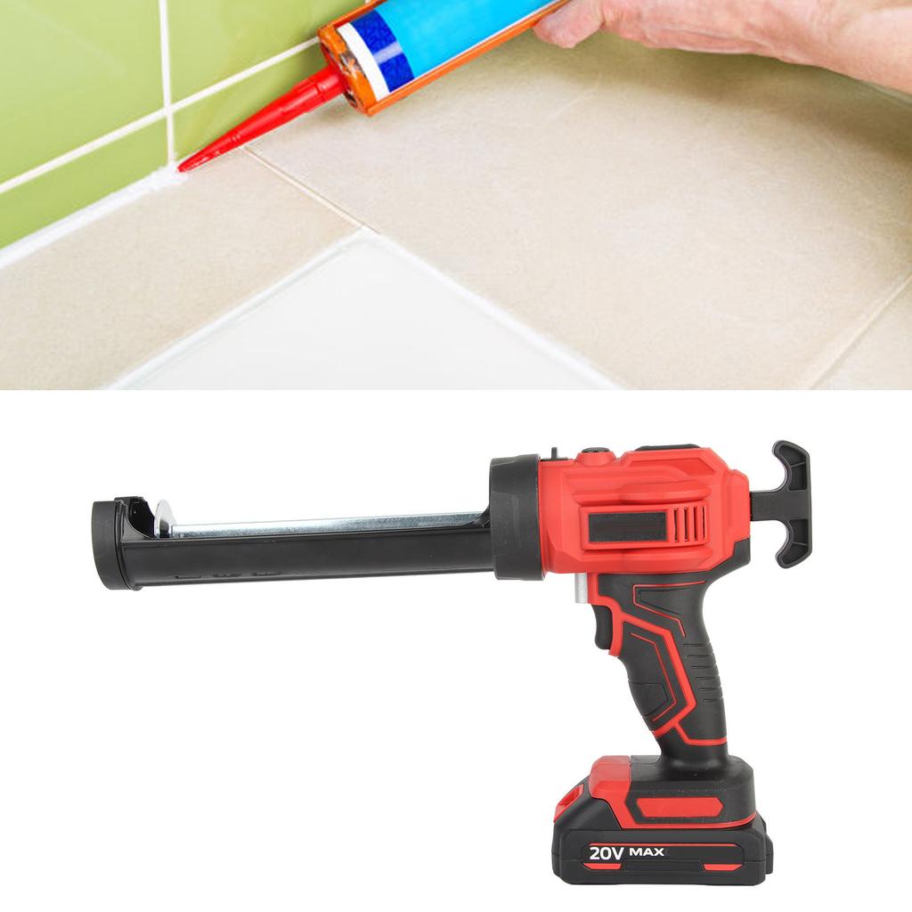 Cordless Caulking Gun Rechargeable Lithium Battery Powered Electric Caulk Adhesive Gun 100 To 240V