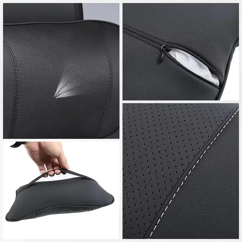1Pz Cuscino Poggiatesta per Auto Sedile Morbido per VW GTI Atlas Jetta Touareg Variant Golf Polo Taos Nivus Passat Tiguan Ar