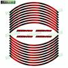 For NINJA ZZR1200 ZZR1400 ZZR1100 motorcycle 17 inch front and rear wheel decals reflective rim stickers decoration