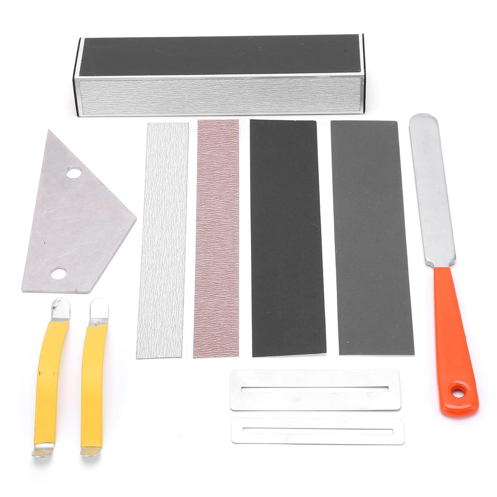 Guitar Luthier Tool Set Levelling Maintenance Repair Kit Accessory for Acoustic Electric Bass
