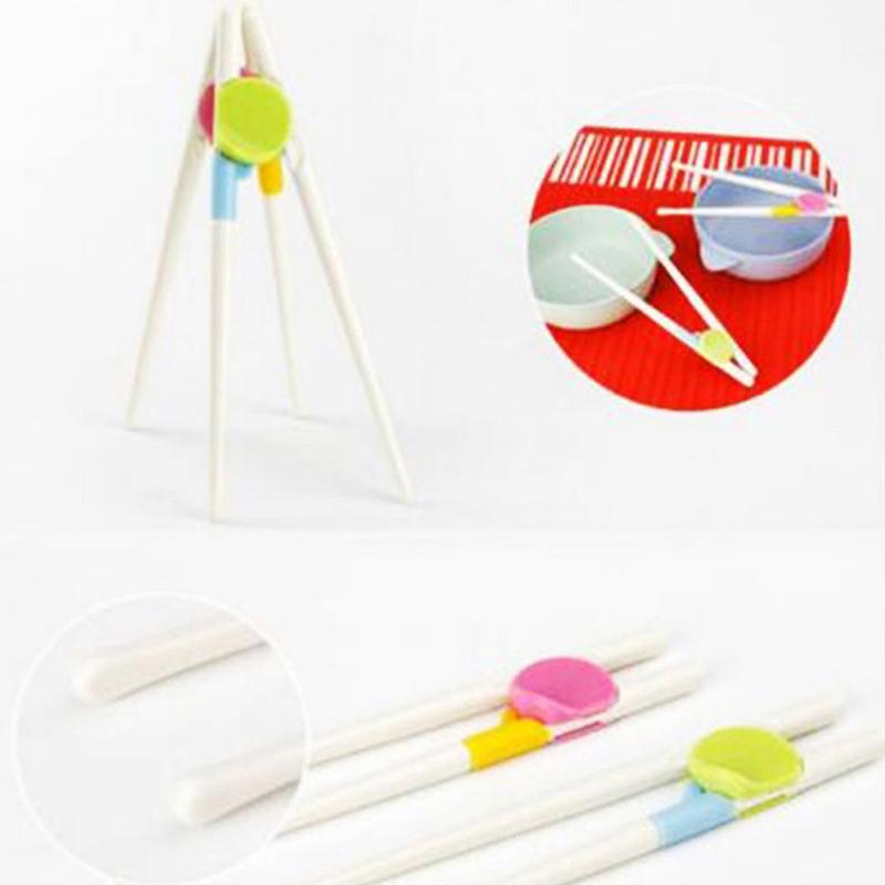 1 Pair Chopsticks For Sushi Baby Kids Food Sticks Easy Use Fun Learning Training