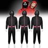 Squid Game Black Onepiece Cosplay Suit For Themed Party And Stage Shows