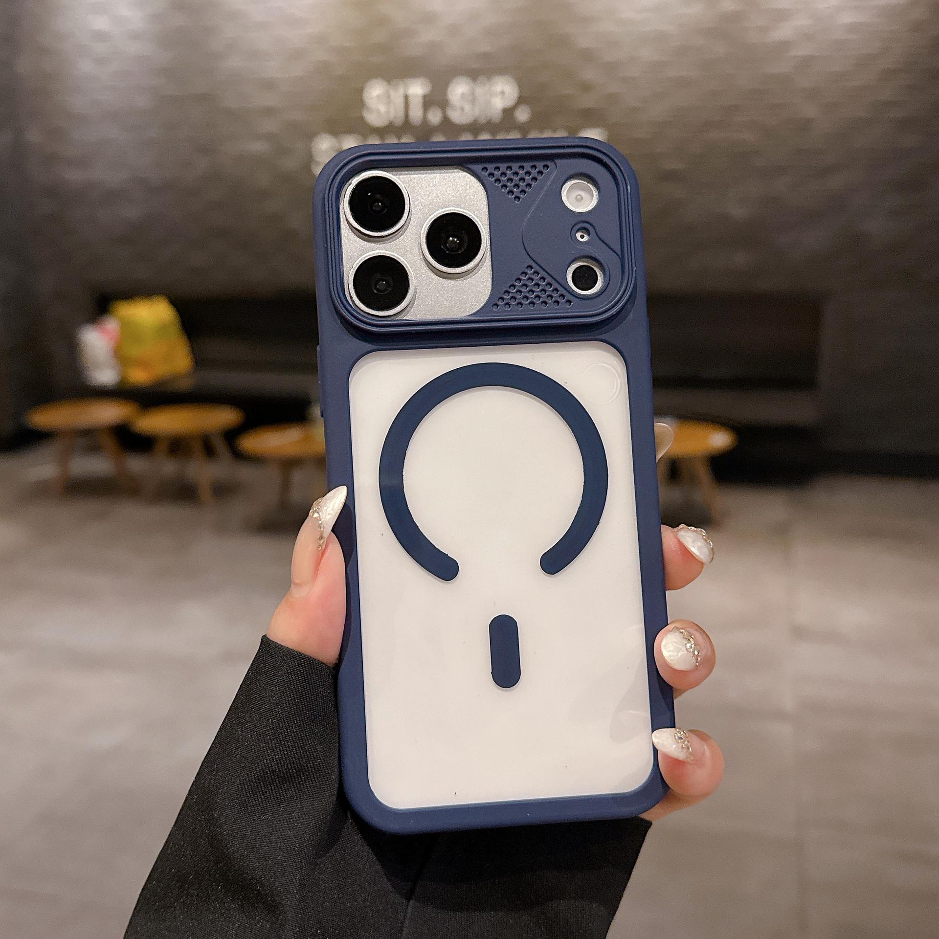 

Apple 17 Pro Max Magnetic Transparent Case with Creative Lens for iPhone 16 - High-End Feel iPhone 15 Pro Max