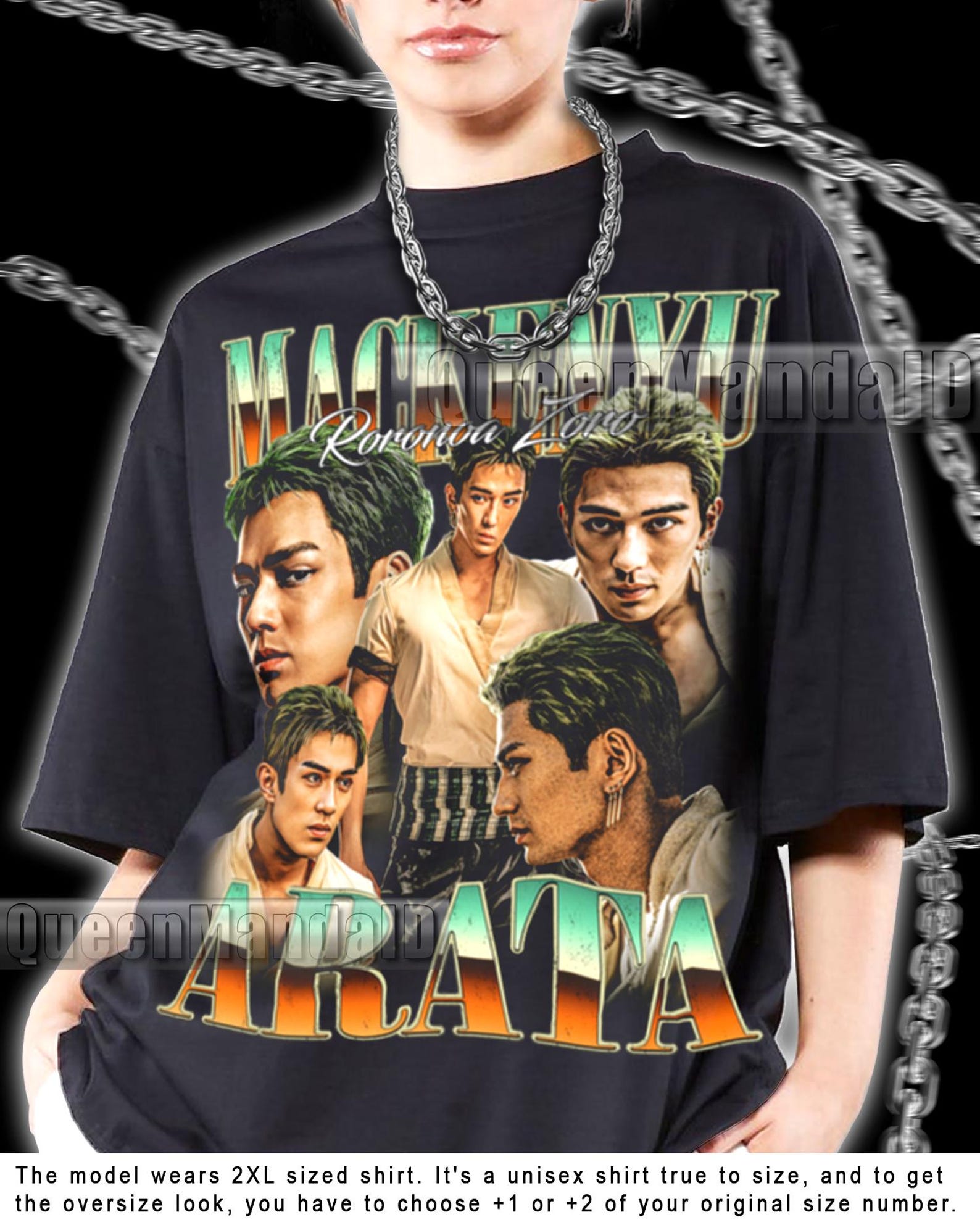 Mackenyu Arata Vintage 90s Style Retro Fan Tee Shirt PK80 3XL