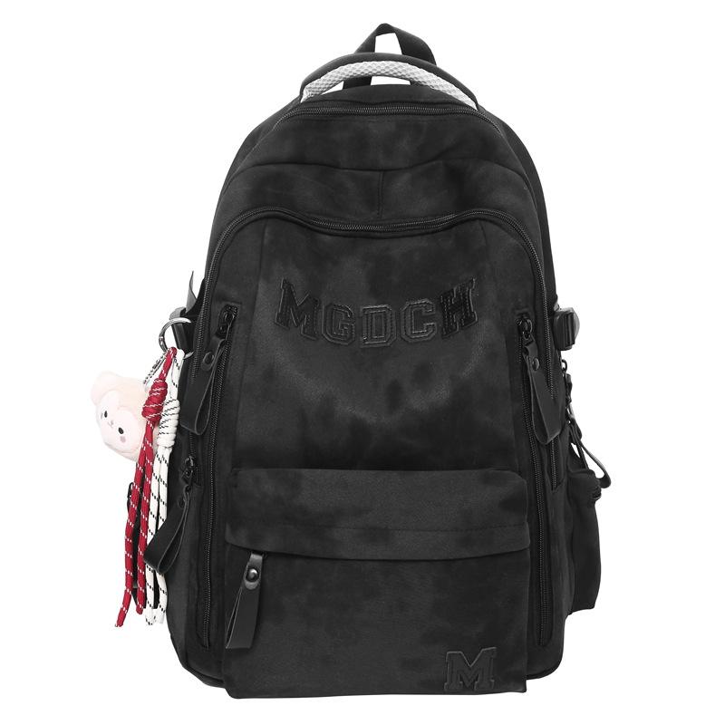 Schoolbag spine protection, lightweight schoolbag for boys, junior high school students, high school students, new large-capacity backpack for women