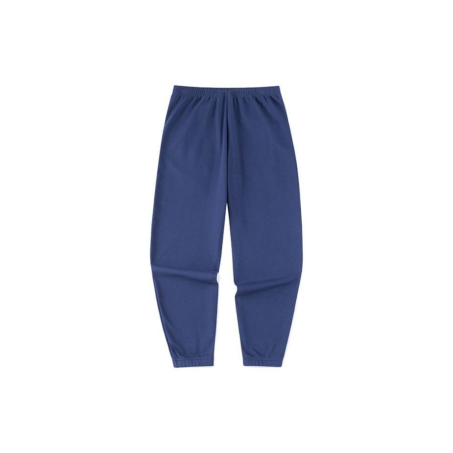 Anta Training Series Solid Color Mid-Rise Tapered Knit Sports Pants Men Pants Moonlight-Blue 952357304-2
