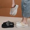 Slippers women's summer new bag head mesh breathable thick-soled women's slippers wear non-slip soft-soled fashion women's shoes