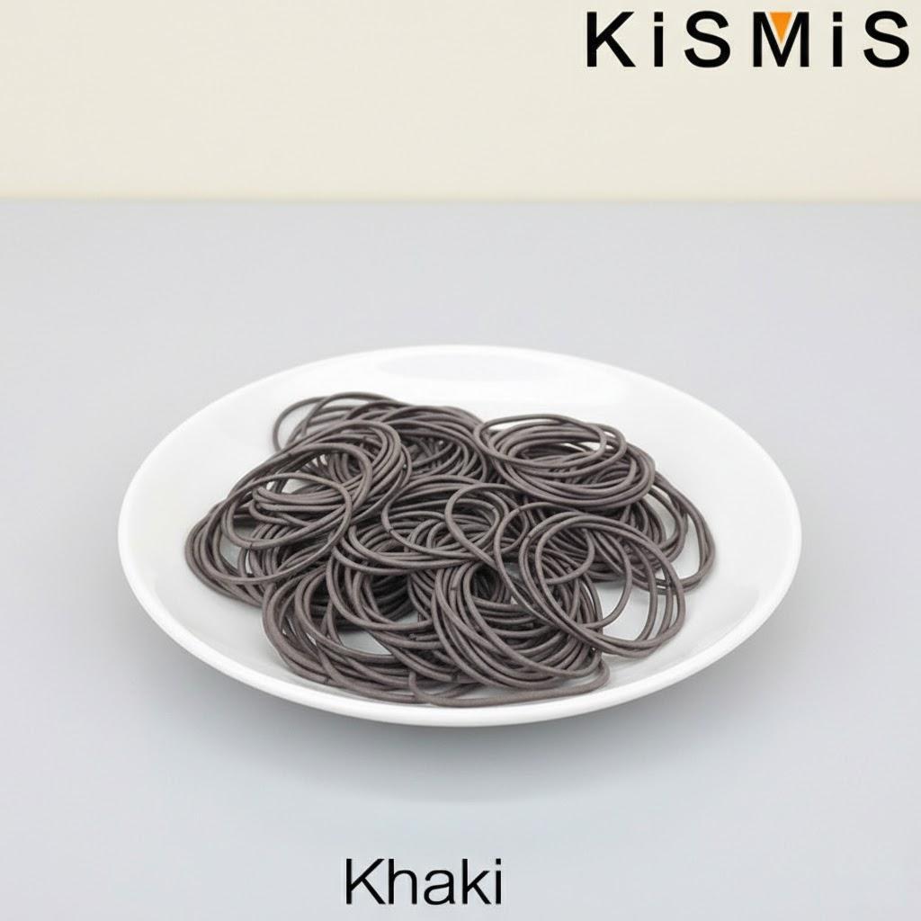 100 Stück Elastische Haargummis für Mädchen Hohe Dehnbarkeit Gummibänder Grundlegende Haarringe Kleiner Kreis Haarseile Haarschmuck