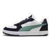 Puma Caven 2.0 Lux Sd Baskets Casual Confortables Polyvalentes Basses Baskets Unisexe Blanc Vert 395080-09