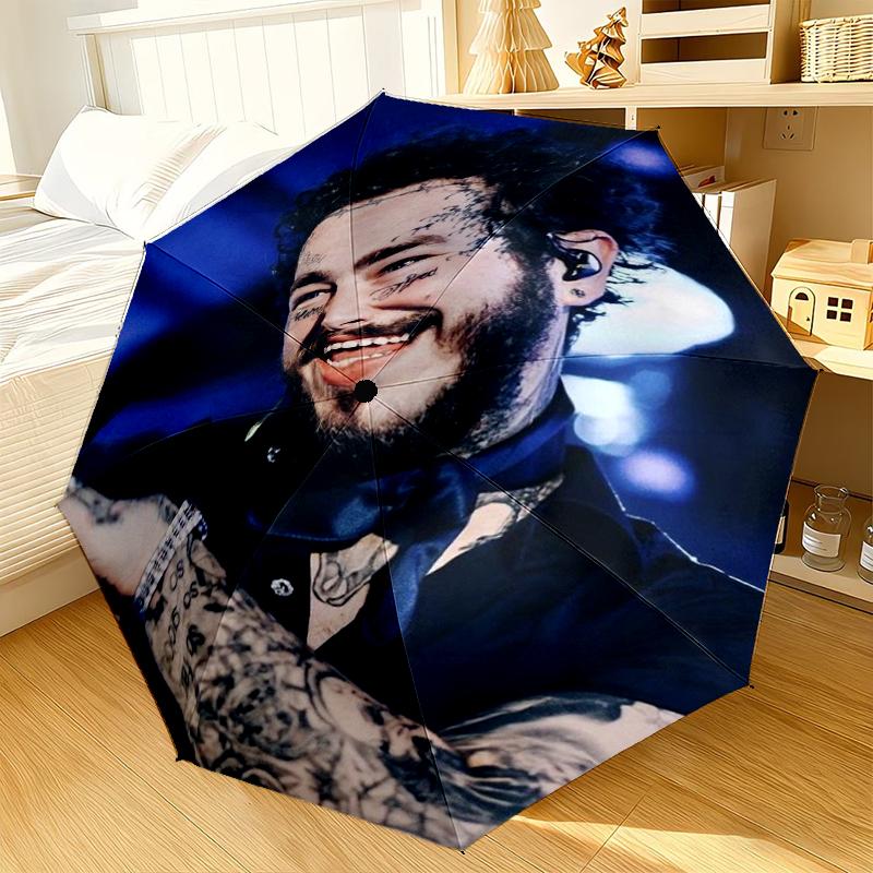 Musician's Heartfelt Expression Umbrella 8-Frame for Travel, Camping, Casual Lightweight Portable Umbrella, Essential for Every Family Holidays Gift