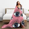 Eye Pattern Blanket Quality Warm Soft  Throw Blanket Spring Boy Girl Couch Bed Print Bedspread