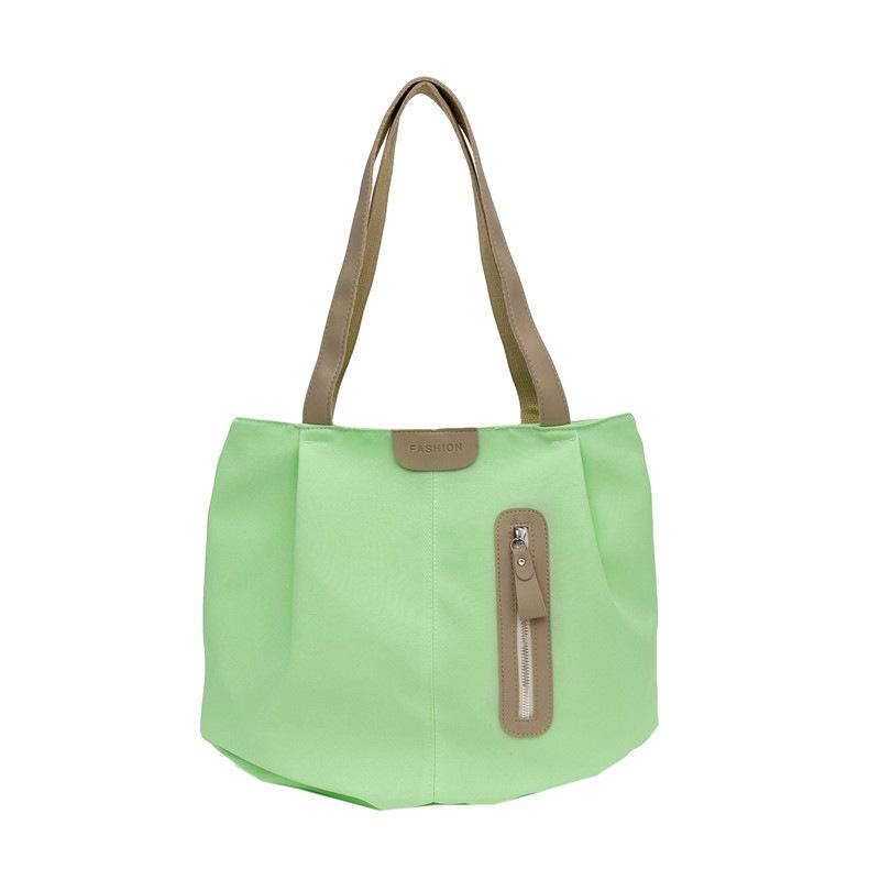 New shoulder bag large-capacity canvas bag high-value foreign versatile nylon big bag student tote bag