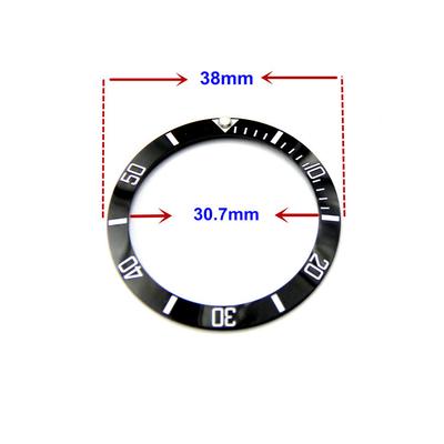 Bezel Insert for Rolex Submariner Watch Black Blue Noctilucent 116610 116800 Bezel Watch Replace Watch Bezel Movement Watch Part
