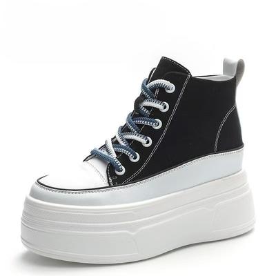 Fashion 2025 New Women's Ankle Boots Fashion Cowboy Knight Boot Punk Gothic Classic Denim Canvas Shoes Short Goth Platform Shoes