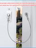 4pcs Stainless Steel Flexible Cupboard Door Window Hinge Limiter Stopper Ropes