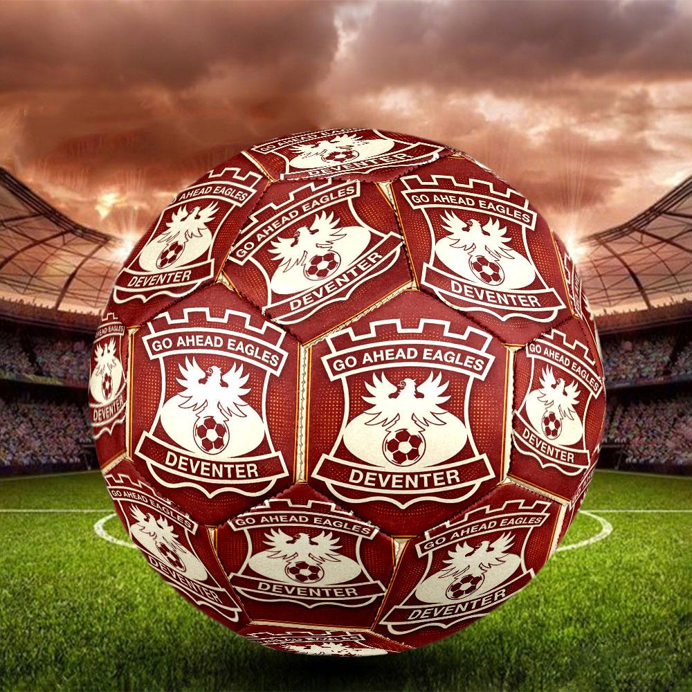 Go Ahead Eagles Print Size 5 Soccer Ball, Standard Match Football for Sports Game and Team Practice, Ideal Gift for Soccer Fans