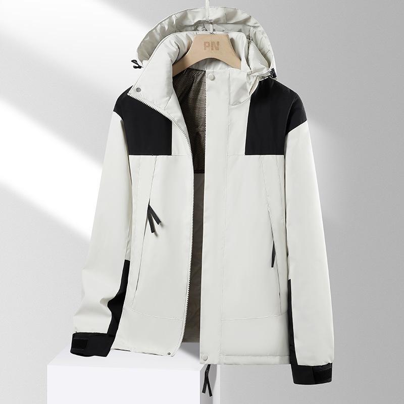 

Padded-on men s thickened fleece cotton jacket couple s windproof and water-proof graphene inner padded jacket S слонова кістка