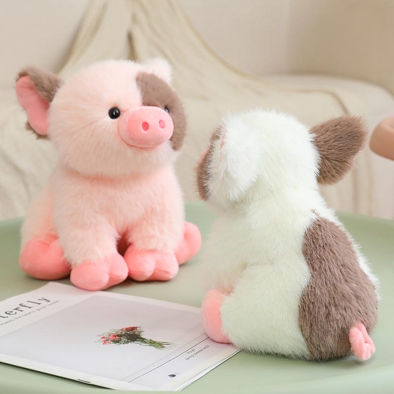 20cm Cute And Silly Little Pot-bellied pig Plush Toys Soft Animal Doll Home Decoration Christmas Gift Children's Birthday Gift