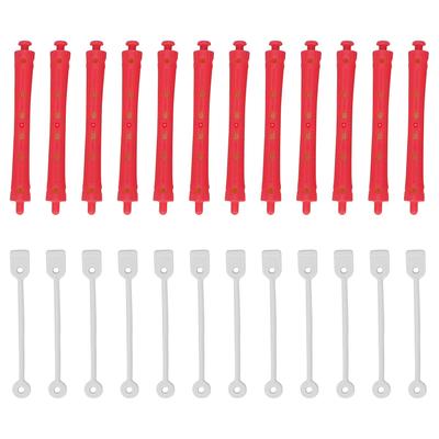 12Pcs Hair Perm Rods Plastic Hair Perming Rod Curlers Cold Wave Hair Curling Rods for Hair Salon