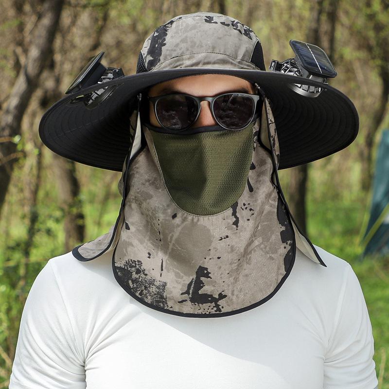 Men's Outdoor Solar-Powered Cooling Fan Hat